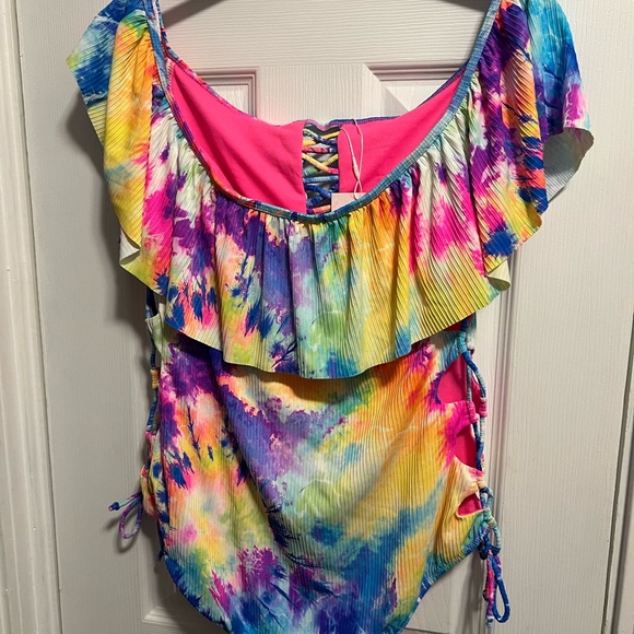 Coastal waves bathing suit size 1X new with tags - Picture 2 of 4